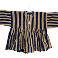 Africa Handwoven Fugu/Smock Yellow & Blue Stripes
