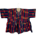 Africa Handwoven Fugu/Smock Patterned Red, Blue, & Yellow